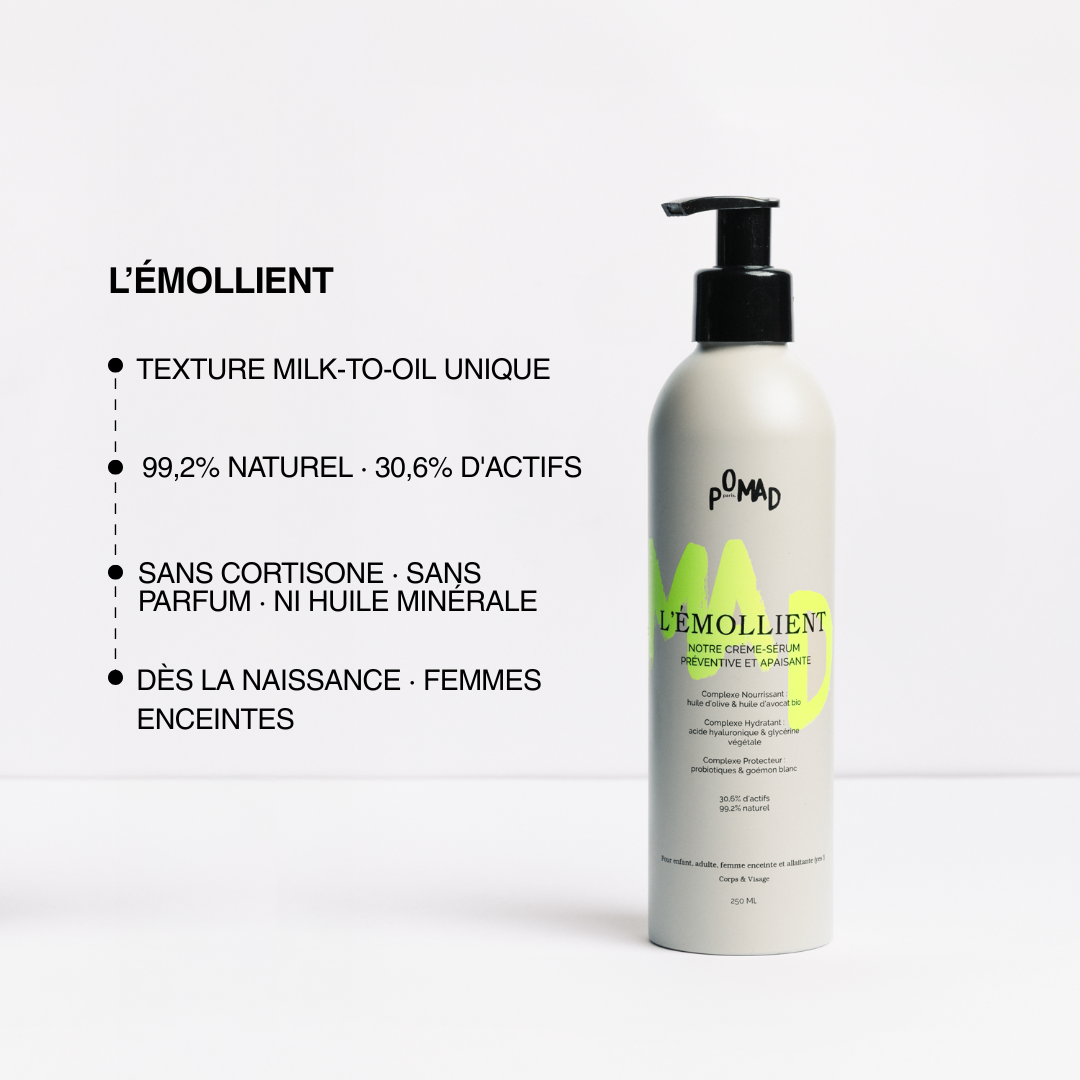 L'Émollient - crème apaisante & préventive (30ml/250ml)