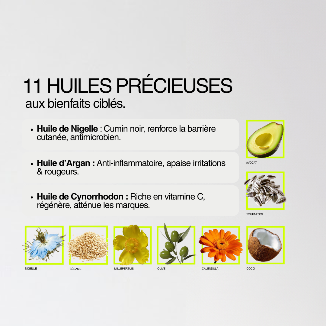Huile aux 11 huiles précieuses (100 ml)