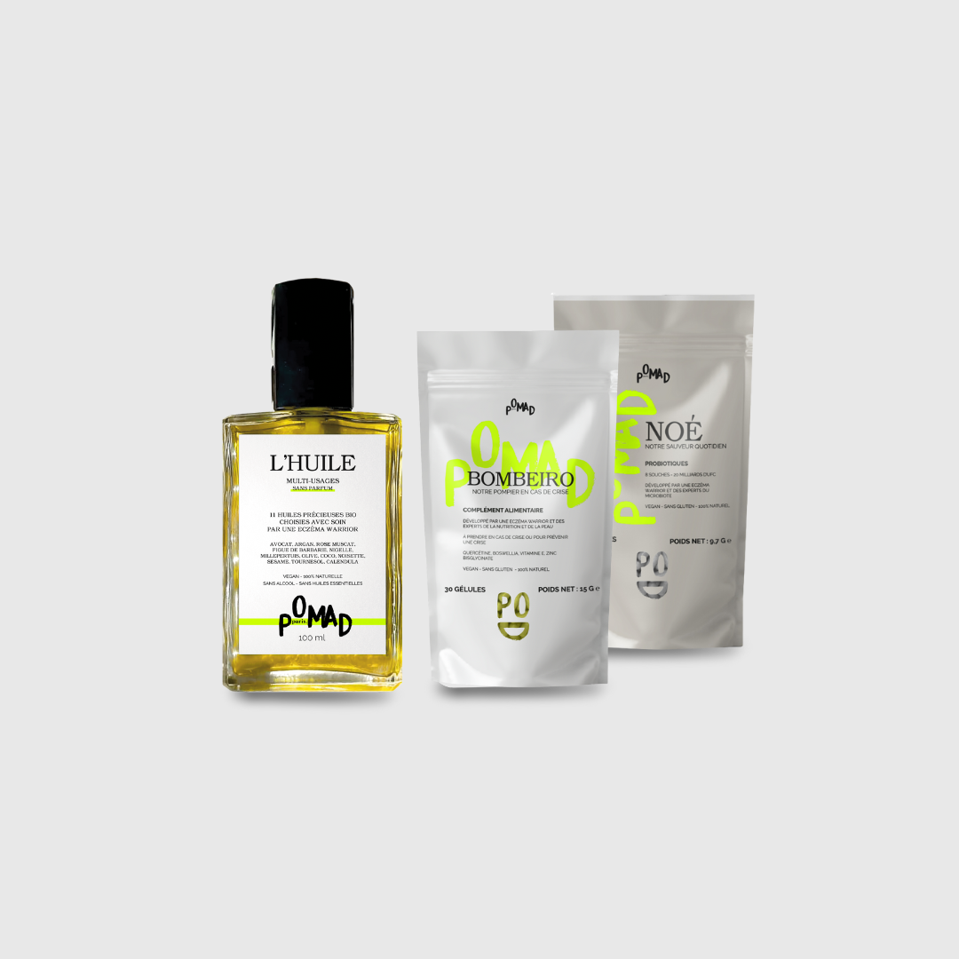 Pack:  L'huile aux 11 huiles précieuses & les Compléments: Noé + Bombeiro (NEW)